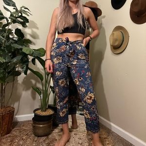 Floral Bohemian Pants